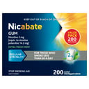 Nicabate Gum Regular Strength Extra Fresh Mint 2mg - 200 pieces thumbnail 1