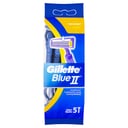 Gillette Blue II Sensitive Disposable Razors 5 pack thumbnail 1