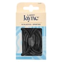 Lady Jayne Super Hold Elastics Thick Black 10 pack thumbnail 1