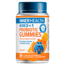 Inner Health Kids 3-In-1 Probiotic Gummies 50 gummies thumbnail 1