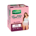 Depend RealFit Super Underwear Female Large 8 pack thumbnail 10