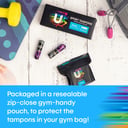 U By Kotex Sport Tampons Regular 16 pack thumbnail 8
