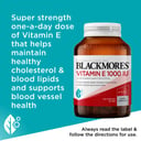 Blackmores Vitamin E 1000IU - 100 capsules thumbnail 6