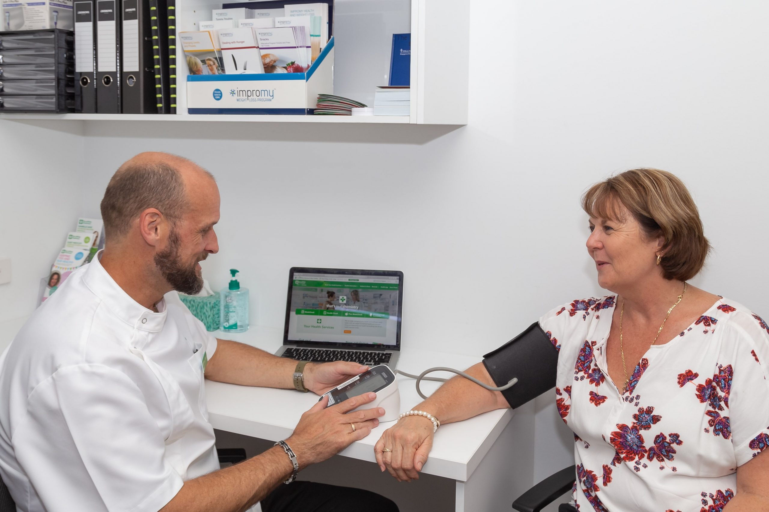 TerryWhite Chemmart pharmacist with a customer