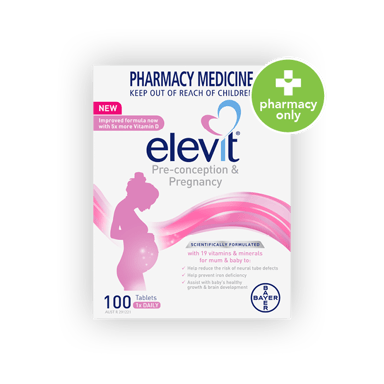 Elevit Pre-Conception & Pregnancy 100 tablets^