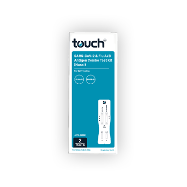 TouchBio 2in1 Flu A/B and COVID-19 Rapid Antigen Self-Testing Kit 2 pack^