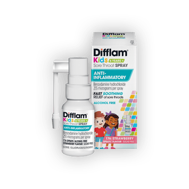 Difflam Kids Sore Throat Spray Strawberry Flavour 30ml^