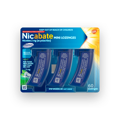Nicabate  Minis Lozenge Mint 2mg - 60 pack^