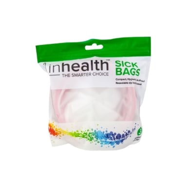 In Health Sick Bags - 3 pack