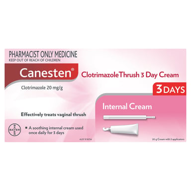 Canesten Vaginal 3 Day Cream 2% - 20g