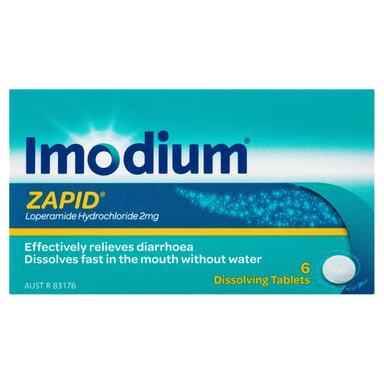 Imodium Zapid 2mg - 6 tablets