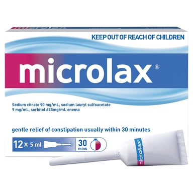 Microlax Enema 5ml - 12 pack
