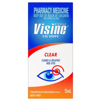 Visine Eye Drops Clear 0.05% - 15ml