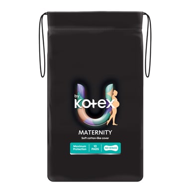 U by Kotex Pads Maternity Maxi 10 pack