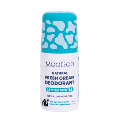 MooGoo Fresh Cream Deodorant Lemon Myrtle 60ml