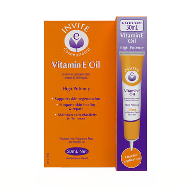 Invite E Vitamin E Oil 30ml