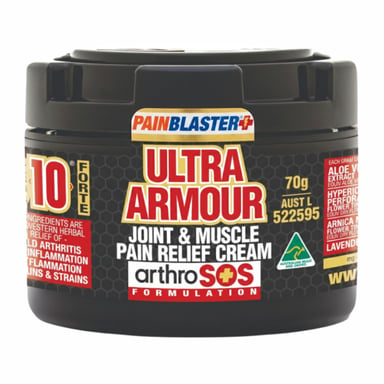 Pain Blaster Ultra Armour Joint & Muscle Pain Relief Cream PHYS10 by Athelite 70g