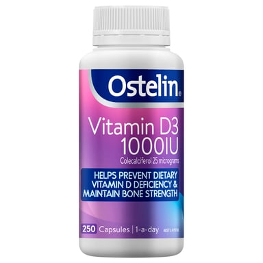 Ostelin Vitamin D3 1000IU 250 capsules