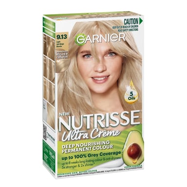 Garnier Nutrisse 9.13 Light Ash Beige Blonde 1 pack