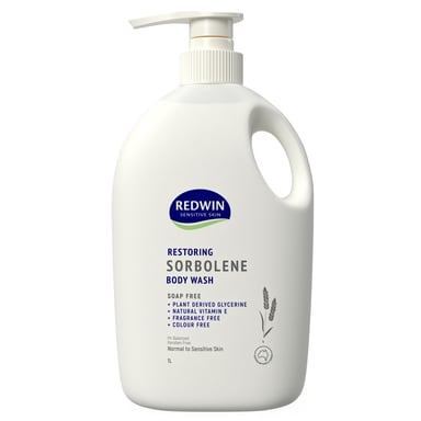 Redwin Sorbolene Body Wash Sensitive Pump 1 litre