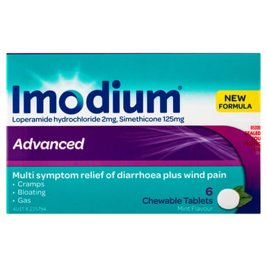 Imodium Advanced Relief 6 tablets