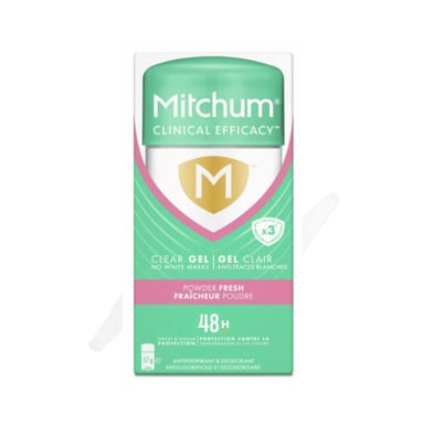 Mitchum Womens Clinical Gel Powder Fresh 57g