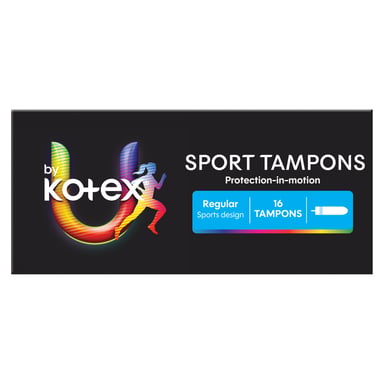 U By Kotex Sport Tampons Regular 16 pack
