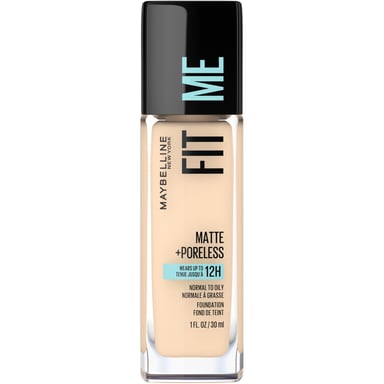 Maybelline Fit Me Matte & Poreless Foundation Light Beige 1 each