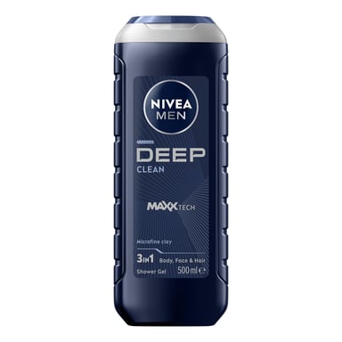 Nivea MEN Deep Clean Shower Gel 500ml