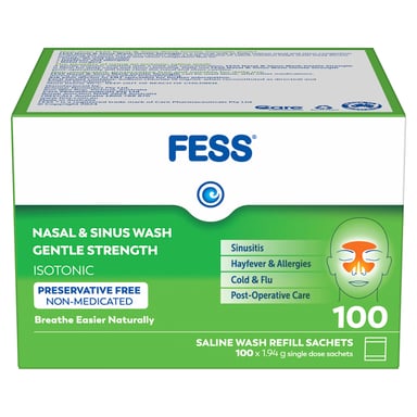 Fess Nasal & Sinus Wash Gentle Strength Refill 100 sachets