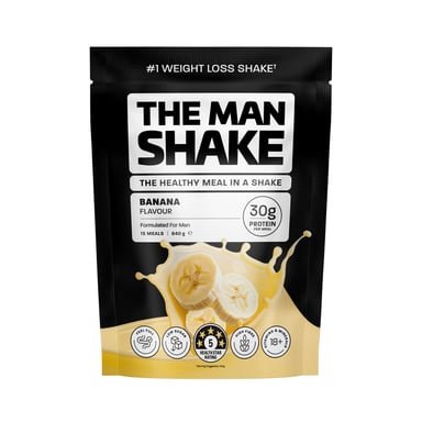 The Man Shake Meal Replacement Banana 840g