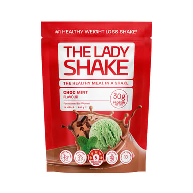 The Lady Shake Meal Replacement Choc Mint 840g