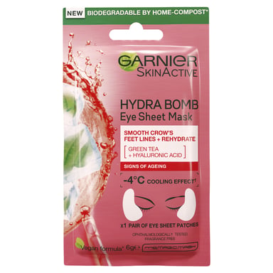 Garnier Hydrabomb Face Eye Mask Anti Aging 6g