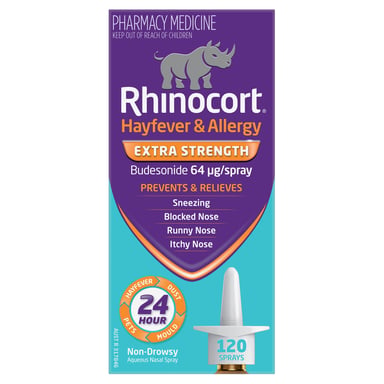 Rhinocort Nasal Spray 64mcg - 120 doses