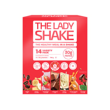 The Lady Shake Meal Replacement Variety 14 pack