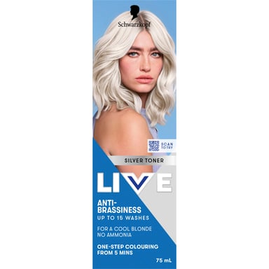 Schwarzkopf Live Colour Silver Toner 75ml