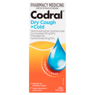 Codral Dry Cough & Cold 200ml