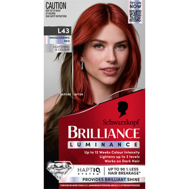 Schwarzkopf Brilliance L43 Smouldering Red 1 pack