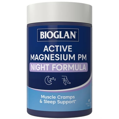Bioglan Active Magnesium PM Night Formula 60 tablets