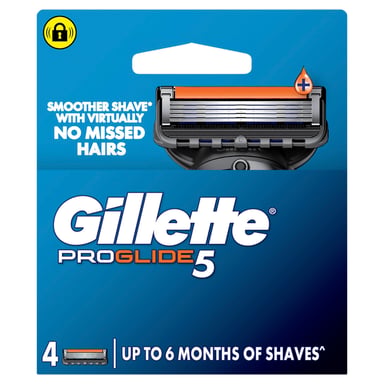 Gillette Fusion Proglide Manual Razor Blades 4 pack