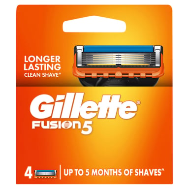 Gillette Fusion Manual Razor Blades 4 pack