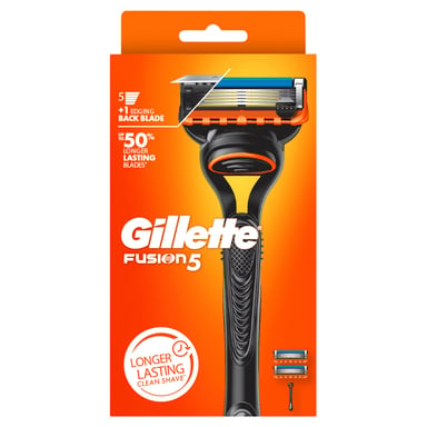 Gillette Fusion 5 Manual Razor + 2 Blade Refills 1 pack