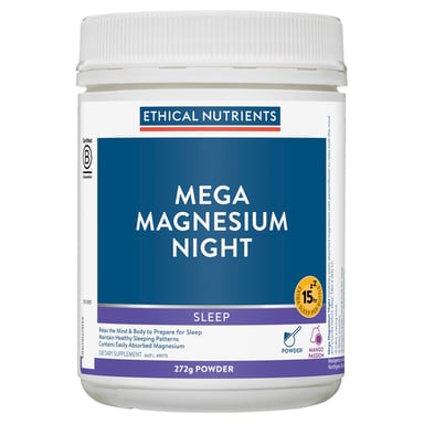 Ethical Nutrients Mega Magnesium Night Powder 272g