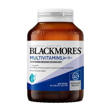 Blackmores Sustained Release Multivitamins For 50+ 90 tablets