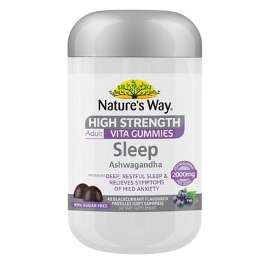 Nature's Way High Strength Adult Vita Gummies Sleep 40 pastilles