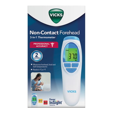 Vicks Non-Contact Forehead 3-in-1 Thermometer 1 each