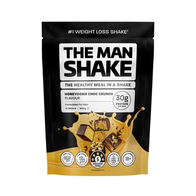 The Man Shake Meal Replacement Honeycomb Choc Crunch 840g