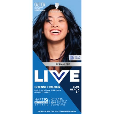 Schwarzkopf Live Colour Perm 1.1 Blue Black 200g