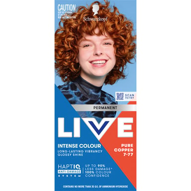 Schwarzkopf Live Colour Perm 7.77 Pure Copper 200g