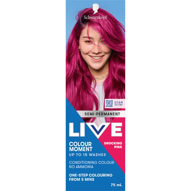 Schwarzkopf LIVE Colour UBs Shocking Pink Semi Permanent 75ml